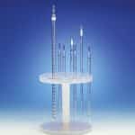 PORTOIR POLYPROPYLENE VERTICAL POUR 28 PIPETTES