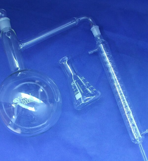 KIT DE DISTILLATION EN VERRE CAP. 500 ML