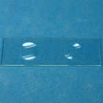 LAME POUR MICROSCOPIE AVEC 2 CAVITES - BORDS RODES 76 X 26 X 1.3 MM