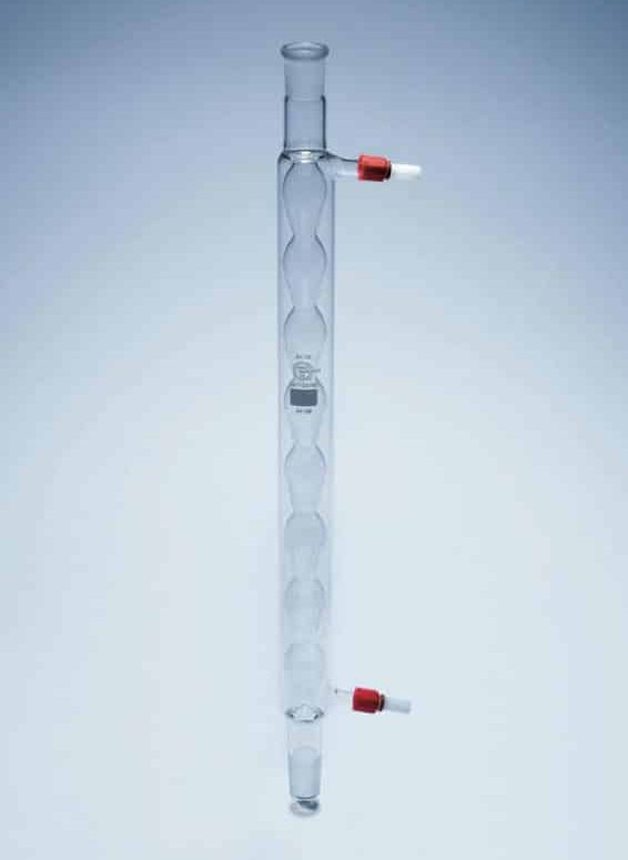 REFRIGERANT D'ALLIHN A BOULES EN VERRE BOROSIL 3.3 - LONG, 400 MM - CN 29