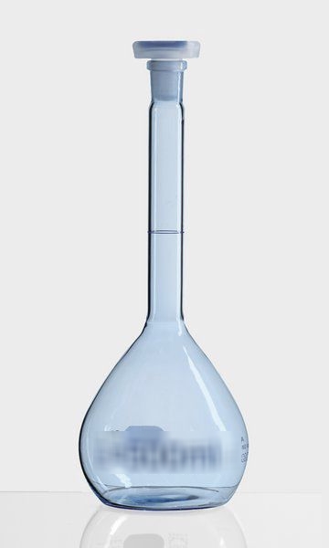 Fiole Jaugée 250 Ml En Verre Borosilicate - Lot De 2 Avec Bouchon - Précision 0,26 Ml Pour Labo Et Expériences