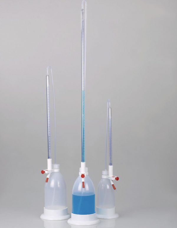 BURETTE AUTOMATIQUE DE SCHILLING AVEC ACCESSOIRES 25 ML - FLACON 500 ML