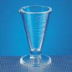 VERRE A PIED EN VERRE BOROSILICATE- 500 ML