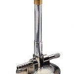 BEC BUNSEN AVEC ROBINET ET TETE EN LAITON
