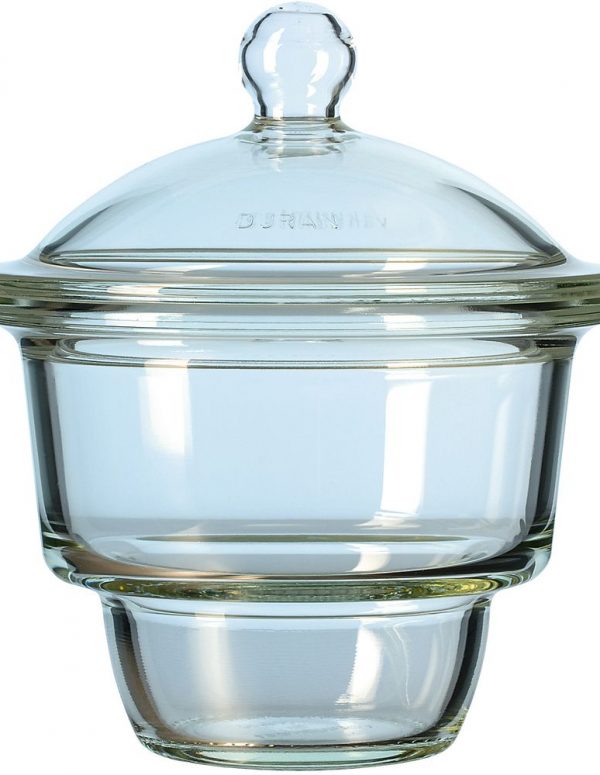 DESSICATEUR VERRE BORO. DN 150 AVEC COUVERCLE