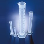 EPROUVETTE EN POLYPROPYLENE HEXAGONAL - 2000 ML