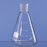 ERLENMEYER EN VERRE BOROSIL 3.3 50 ML - AVEC RODAGE CN 19