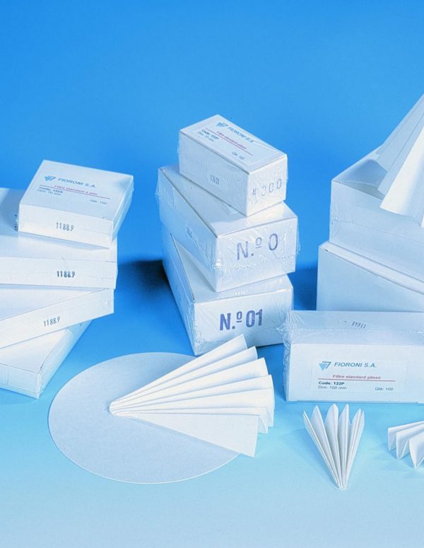 PAPIER FILTRE PLAT QUALITATIF LENT D.150 mm