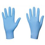 GANT DE PROTECTION EN NITRILE BLEU - C/ PRODUITS CHIMIQUES AGRESSIFS TAILLE M