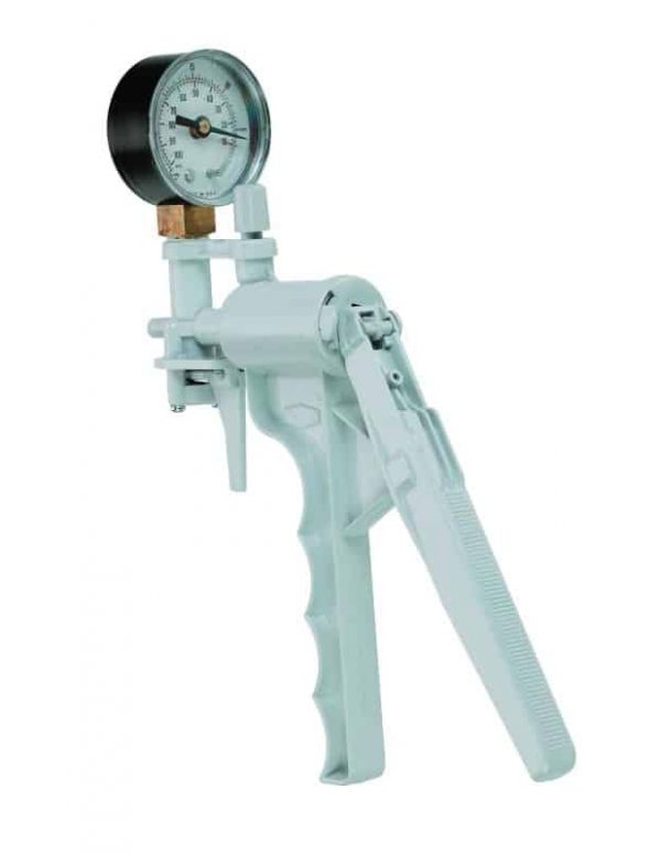 POMPE / TROMPE A VIDE MANUELLE AVEC MANOMETRE