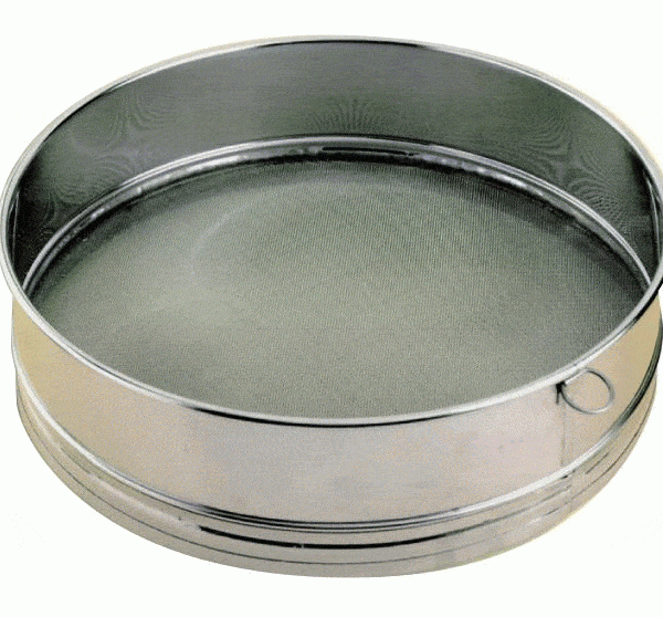 TAMIS ACIER INOX - D. 200 mm - Ouv. 0,04 mm