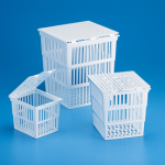PANIER A TUBE A ESSAI EN PP AUTOCLAVABLE – 230 x 230 x 230 MM