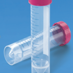 TUBE  A CENTRIFUGER PP BRUN A FOND CONIQUE AUTOPORTANT + BOUCHON A VIS – 50 ML