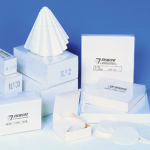 PAPIER FILTRE PLAT QUANTITATIF SANS CENDRE TRES RAPIDE  (NOIR)  D.125 mm