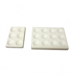 PLAQUE DE COLORATION EN PORCELAINE - 94X62 MM - 6 CAVITES