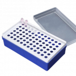 RACK DE STOCKAGE POUR 72 MICROTUBES 1.5ML ROUGE D.185MM